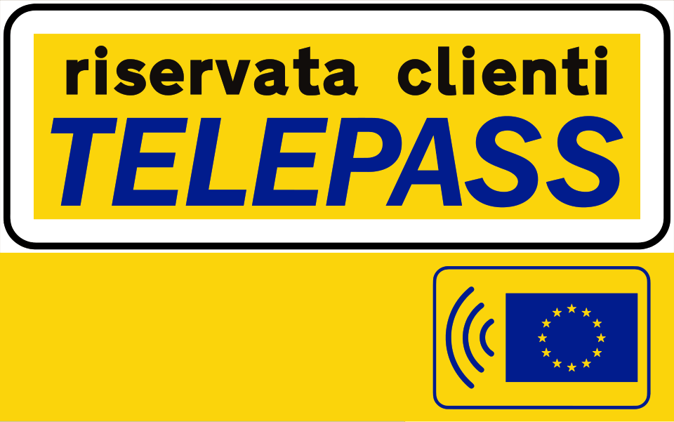 File:Segnale Riservata clienti Telepass - Italia.svg