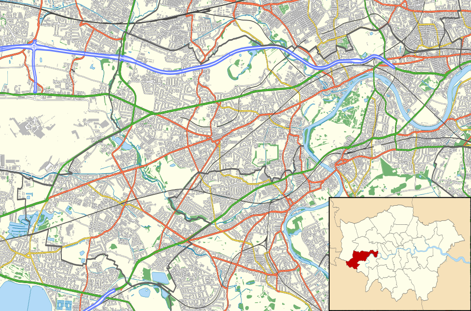 File:Hounslow London UK location map.svg