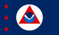 Flag of an Associate Administrator of the National Oceanic and Atmospheric Administration