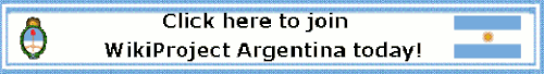 Wikipedia ad for Wikipedia:WikiProject Argentina