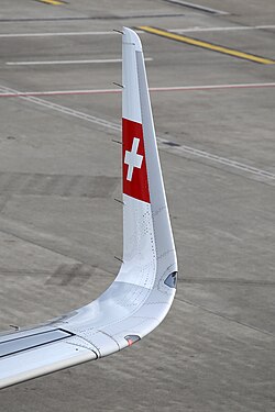 Airbus A320 blended "sharklet"