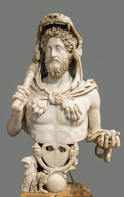 Marble bust of Commodus
