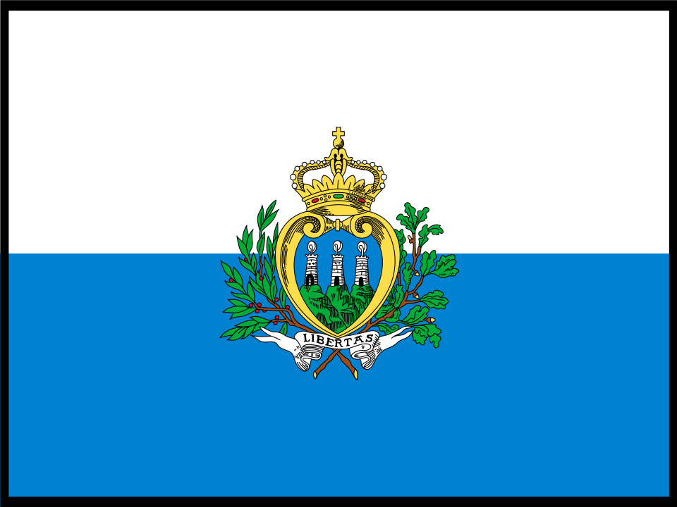 File:Flag of San Marino (bordered).svg