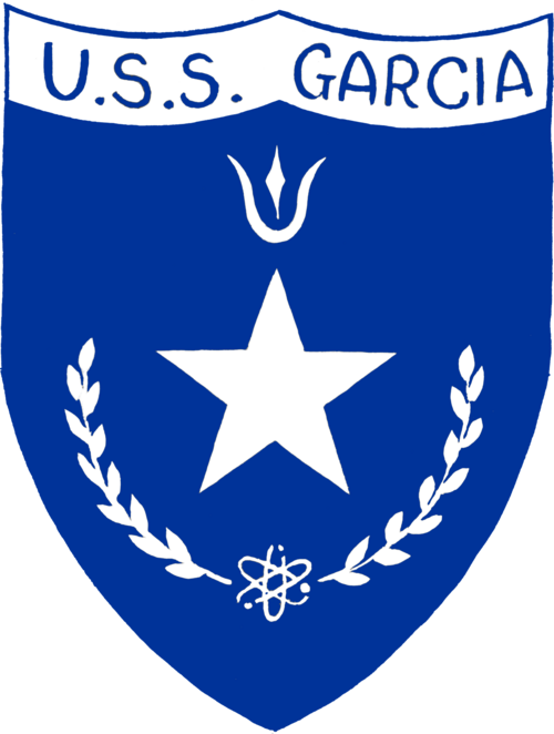 File:USS Garcia (DE-1040) insignia 1964.png