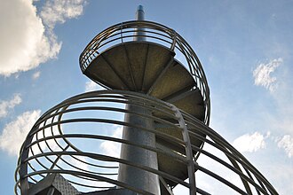 Washington Avenue Immigration Station Pier 53 'Land Buoy' Spiral Staircase