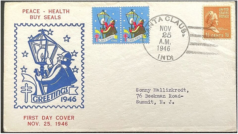 File:Christmas seal, first day cover, 1946.jpg