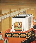 Enthronement ceremony of Emperor Meiji.