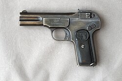 A handgun from 1900