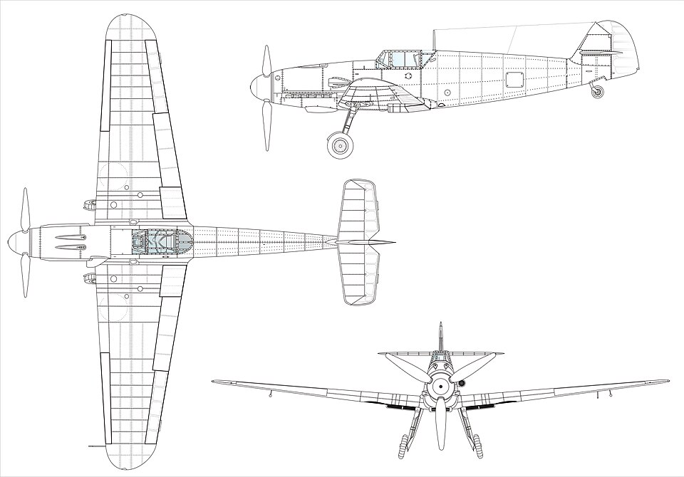 File:Messerschmitt Bf 109 F-2 3-seiten neu.jpg