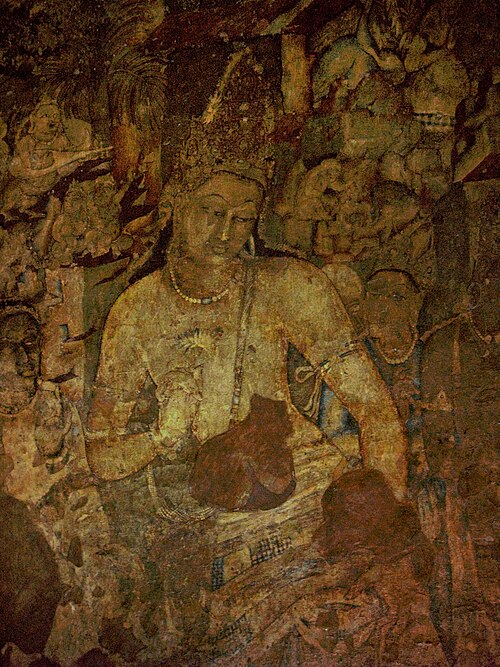 File:Bodhisattva Padmapani, Ajanta, cave 1, India.jpg
