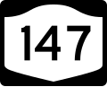 New York State Route 147 marker
