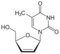 Chemical structure of Stavudin