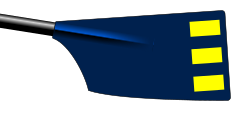 Image showing the rowing club's blade colours