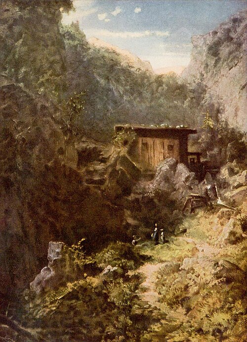 File:Carl Spitzweg - Gebirgsmühle.jpg