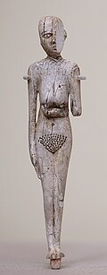 Female statuette, Naqada IC. Alternatively dated Naqada II-III.