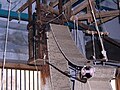 The punched-card control mechanism of a Jacquard loom in use in 2009, Varanasi, Uttar Pradesh, India.
