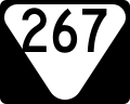 State Route 267 marker
