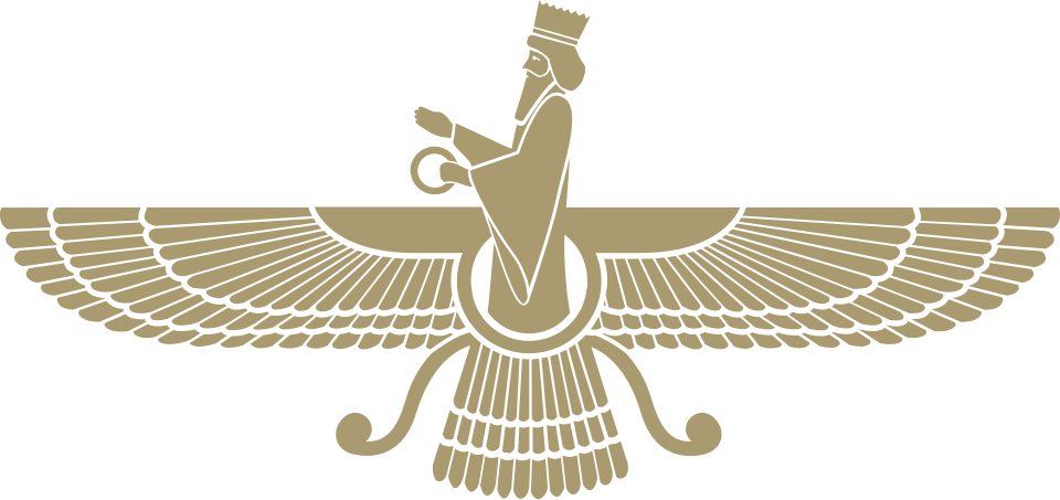 File:Faravahar-Gold.svg