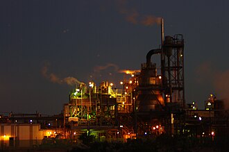 A chemical plant in Kwinana Beach