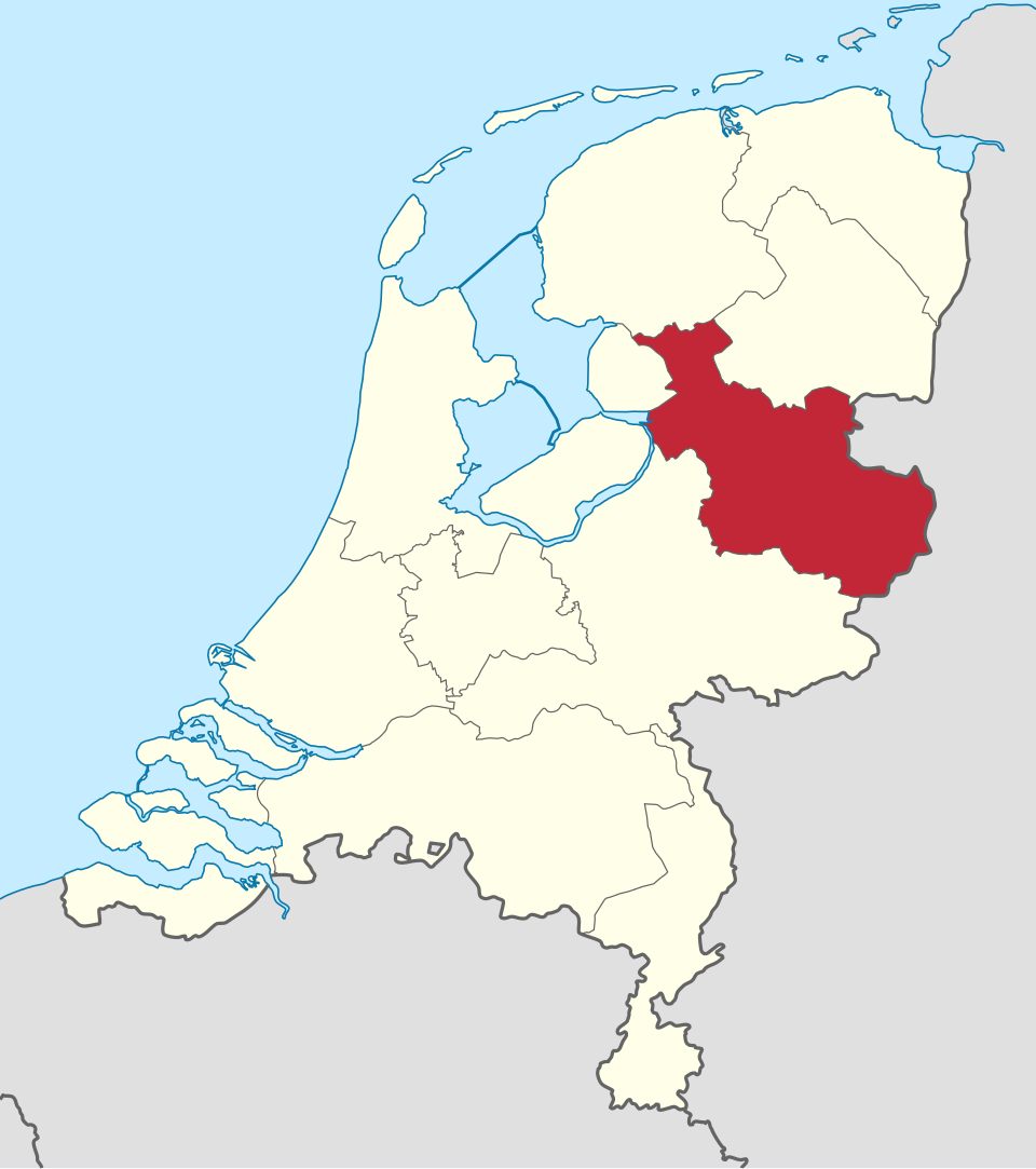 File:Overijssel in the Netherlands.svg