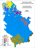 Socialist Republic of Serbia ethnic map (1948)