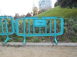 Park and garden fence.