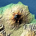 Mount Komaga, a volcano in Hokkaidō, Japan.
