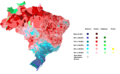 Brazil ethnic map (2010)
