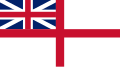 British Navy White Ensign, 1707–1801