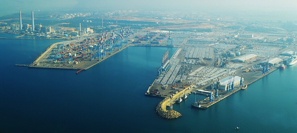 File:Ashdod Port Aerial View.jpg
