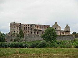 An external view of the castle