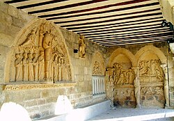 General view of the portico