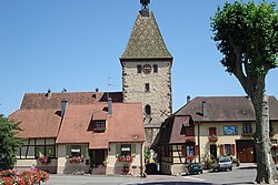 Porte Haute (Upper Gate) in Bergheim