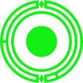 Emblem of Asahi, Niigata (1964–2008).svg