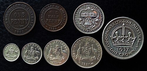 Pre-1936 coins of the Australian pound
