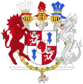 Arms as Countess of Frederiksborg (2005–)