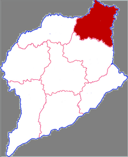 Location in Liaocheng