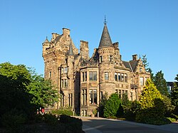 The rear of St Leonard's Hall
