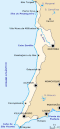 Map of the Vicentine Coast Natural Park