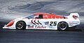 Dave Cowart and Kenper Miller driving the Red Lobster March 83G-Chevy at Sears Point (now Sonoma) Raceway in an IMSA Camel GT race in 1983.