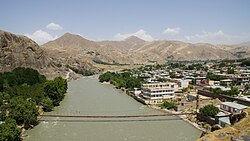 The Kokcha River in Fayzabad