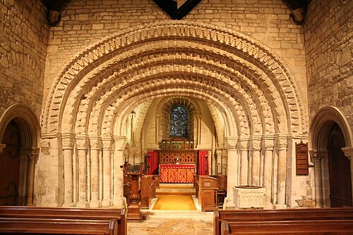 Tickencote Church, chancel arch