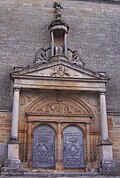 Entrance to the church