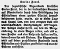 Zeitungsmeldung zu Enrico Ferri