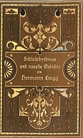 Vorderdeckelillustration zu Hermann Linggs Schlussrhythmen