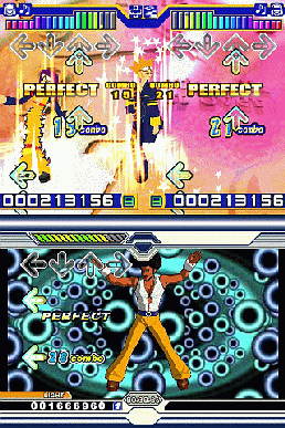 File:Dance Dance Revolution Ultramix gameplay comparison.png