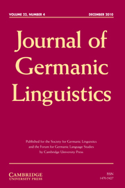 File:Journal of Germanic Linguistics.jpg