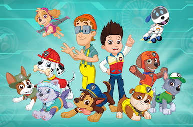 File:PAW Patrol main characters, cast promo art.png