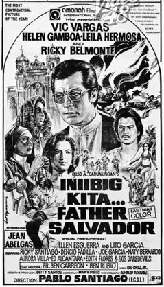File:Iniibig Kita... Father Salvador 1976 movie poster.png