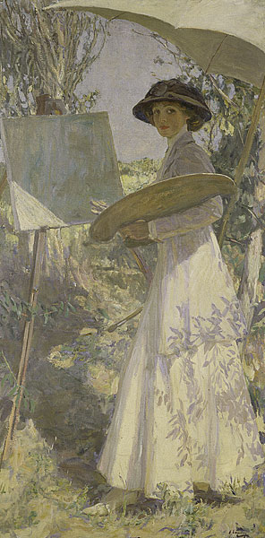 File:Mrs Lavery sketching.jpg